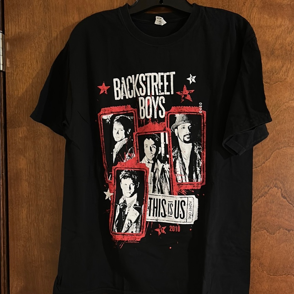 Black Backstreet Boys Graphic T-Shirt